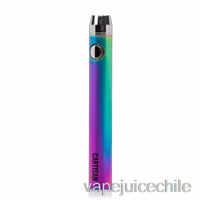 Vape Vhile Botón Artesanal Vv 900 Carga Dual 510 Batería [micro] Arco Iris